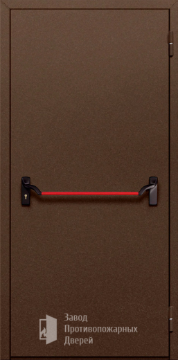 Фото двери «Однопольная глухая с антипаникой №48» в Пущино