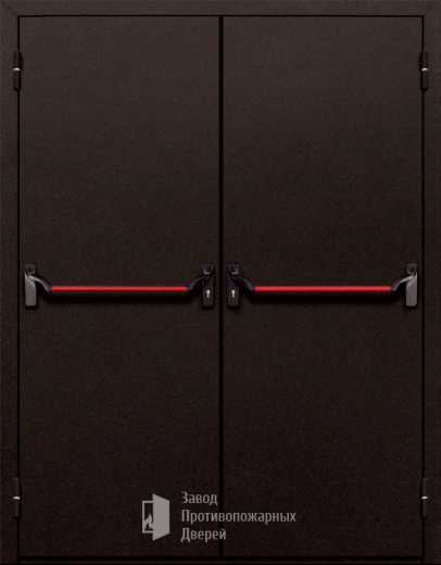 Фото двери «Двупольная глухая с антипаникой №110» в Пущино