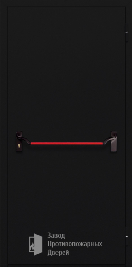 Фото двери «Однопольная глухая с антипаникой №44» в Пущино