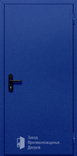 Фото двери «Однопольная глухая (синяя)» в Пущино
