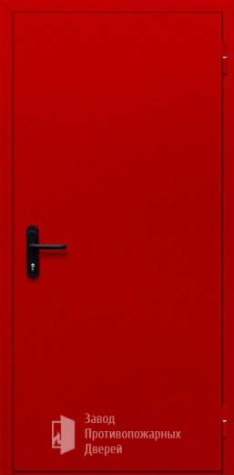 Фото двери «Однопольная глухая (красная)» в Пущино