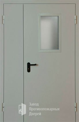 Фото двери «Полуторная со стеклом EI-30» в Пущино