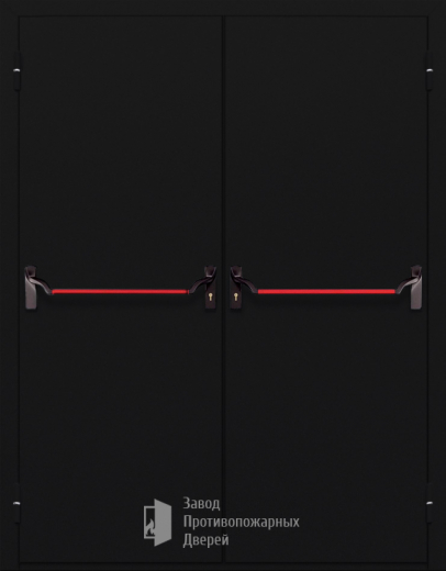 Фото двери «Двупольная глухая с антипаникой №14» в Пущино