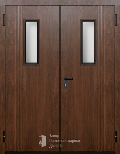 Фото двери «Двупольная МДФ со стеклом» в Пущино