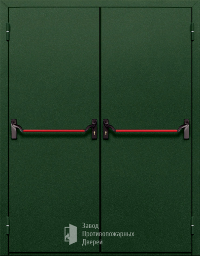 Фото двери «Двупольная глухая с антипаникой №19» в Пущино