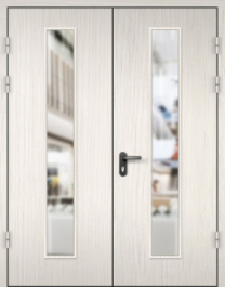 Фото двери «МДФ двупольная со стеклом №22» в Пущино