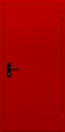 Фото двери «Однопольная глухая (красная)» в Пущино