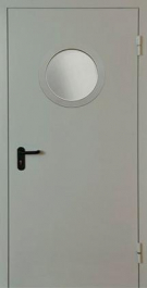 Фото двери «Однопольная с круглым стеклом EI-30» в Пущино