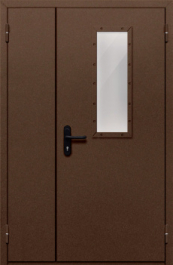 Фото двери «Полуторная со стеклом №28» в Пущино