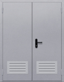 Фото двери «Двупольная с решеткой» в Пущино