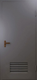 Фото двери «Техническая дверь №3 однопольная с вентиляционной решеткой» в Пущино