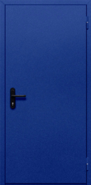 Фото двери «Однопольная глухая (синяя)» в Пущино